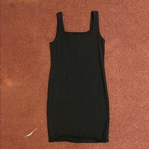 Black mini dress